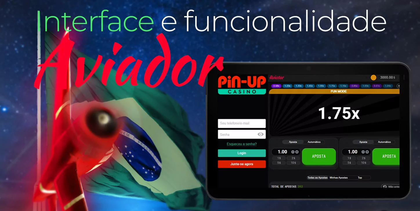 Pin Up Aviator 15 Aviador no Pin Up: características e funcionalidade da interface
