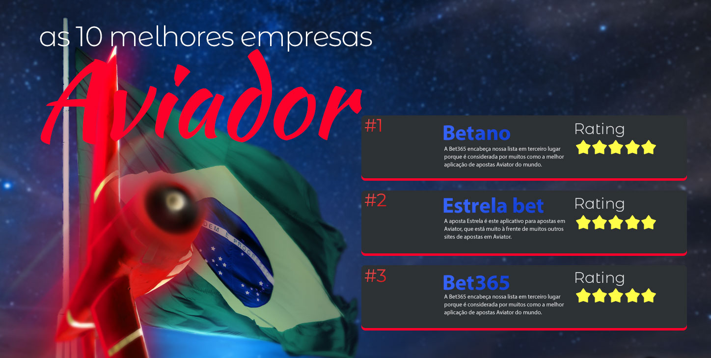 As 10 melhores empresas de Aviator Aposta Bookmaker