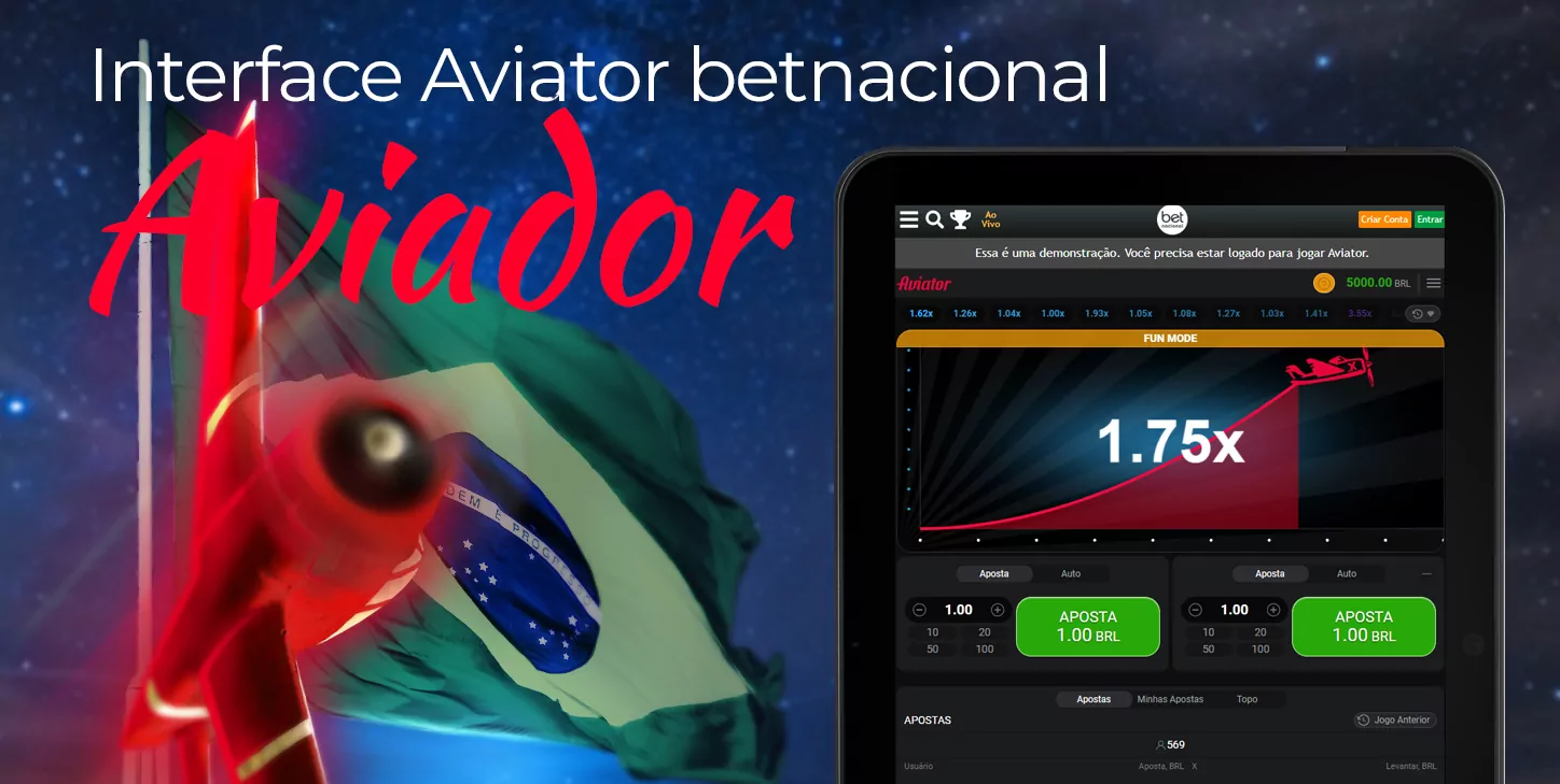 Aviator Betnacional 9 Aparência e funcionalidade do Aviator no betnacional