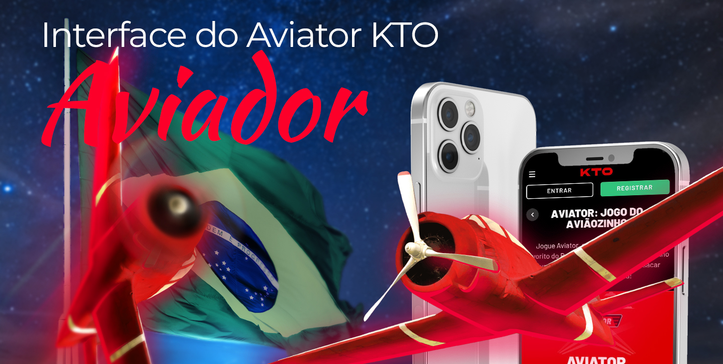 Recursos da interface do jogo Aviator no site da KTO 