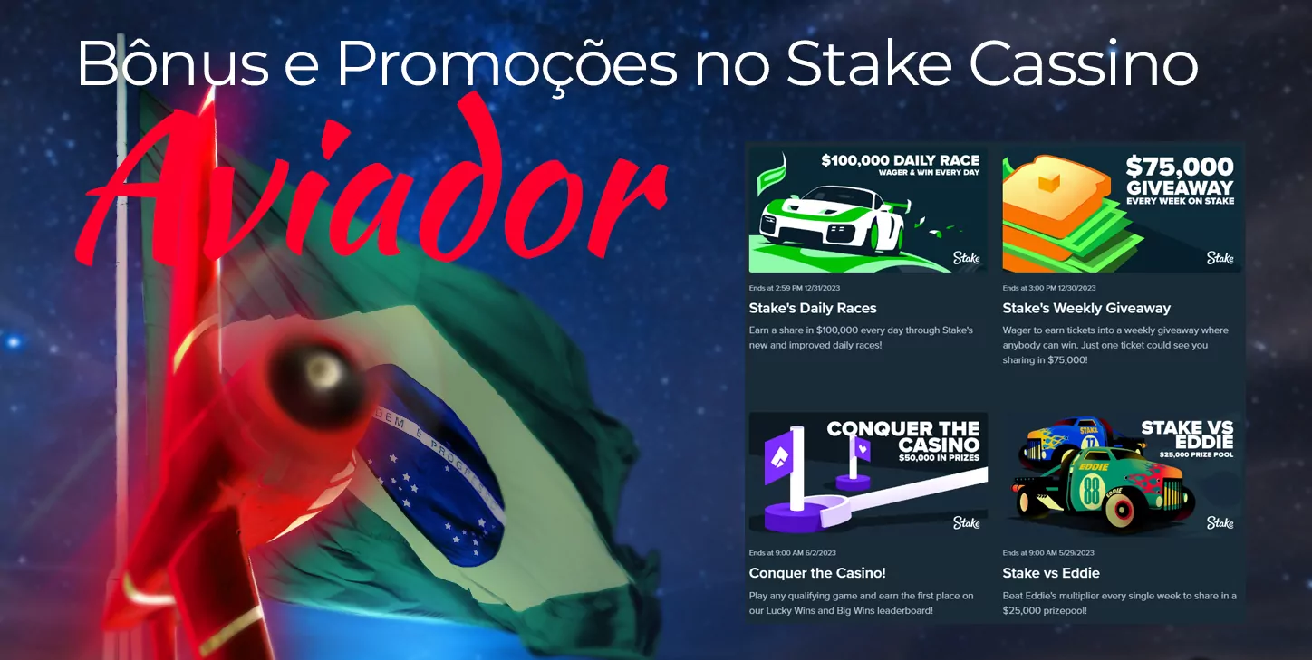 Tabela de bônus e promoções disponíveis na Stake