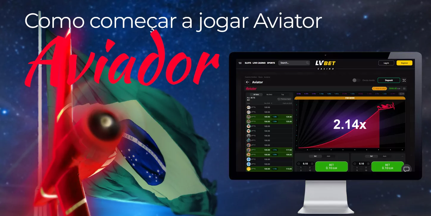 Instruções passo a passo para iniciantes sobre como começar a jogar Aviator na LVBet