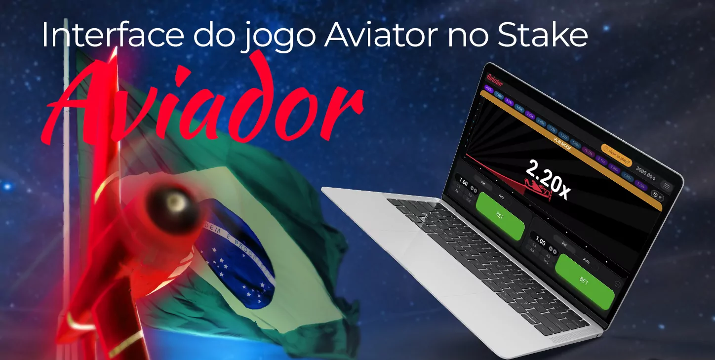 Interface dos jogos do Aviator no cassino on-line da Stake