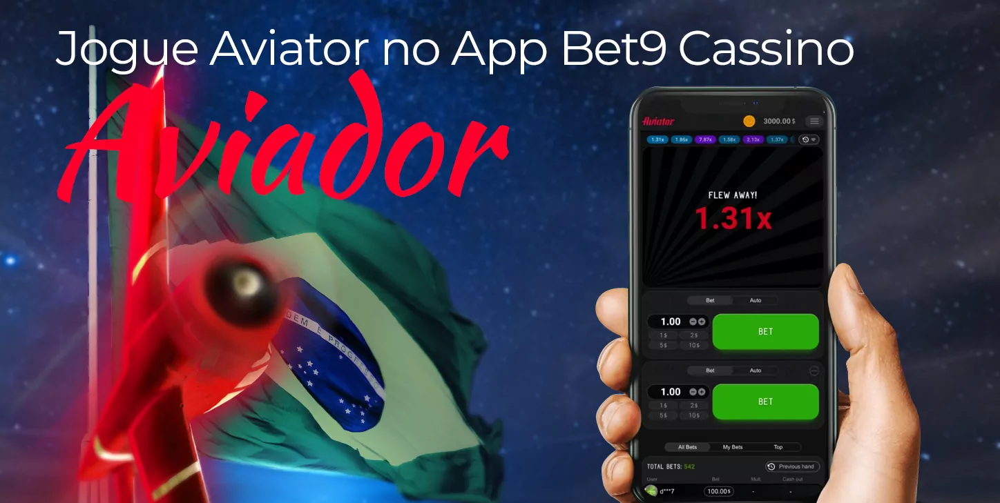 Como começar a jogar Aviator na Bet9 Cassino usando nosso aplicativo para celular