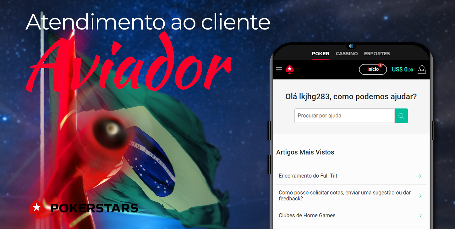 Como os usuários do PokerStars Brasil podem entrar em contato com a equipe de suporte