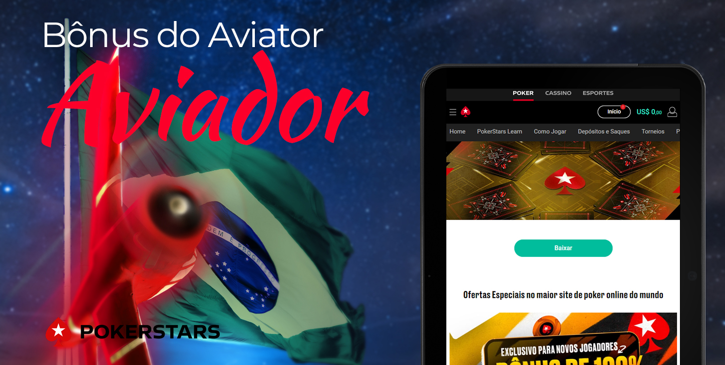 Lista de bônus disponíveis na seção de cassino online do PokerStars para os fãs do Aviator