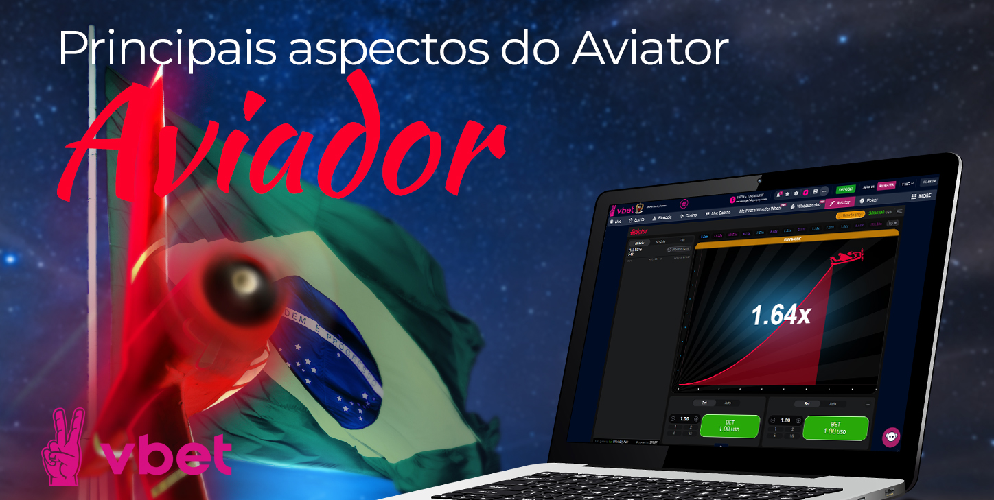 Principais características do jogo Aviator no site da VBet