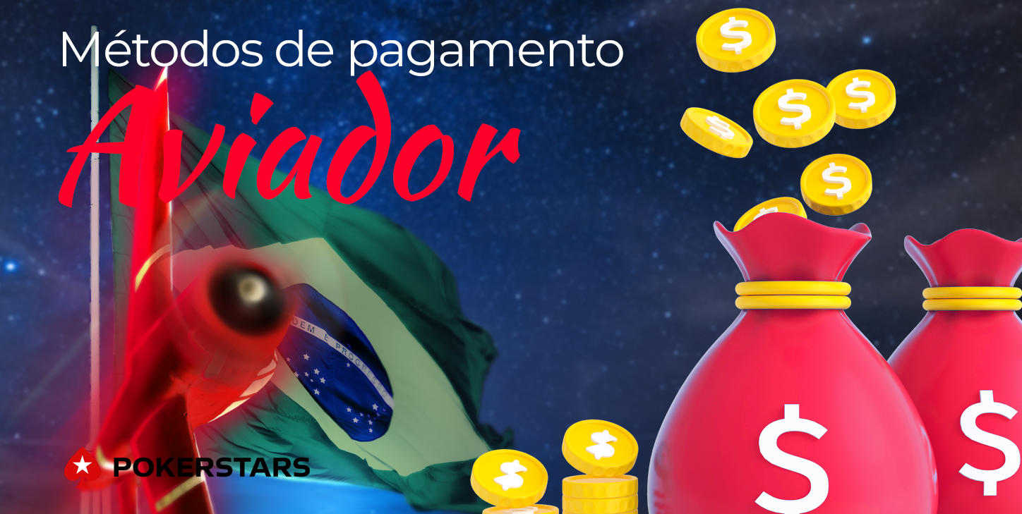 Lista de métodos de pagamento disponíveis para depósitos e saques no PokerStars Brasil