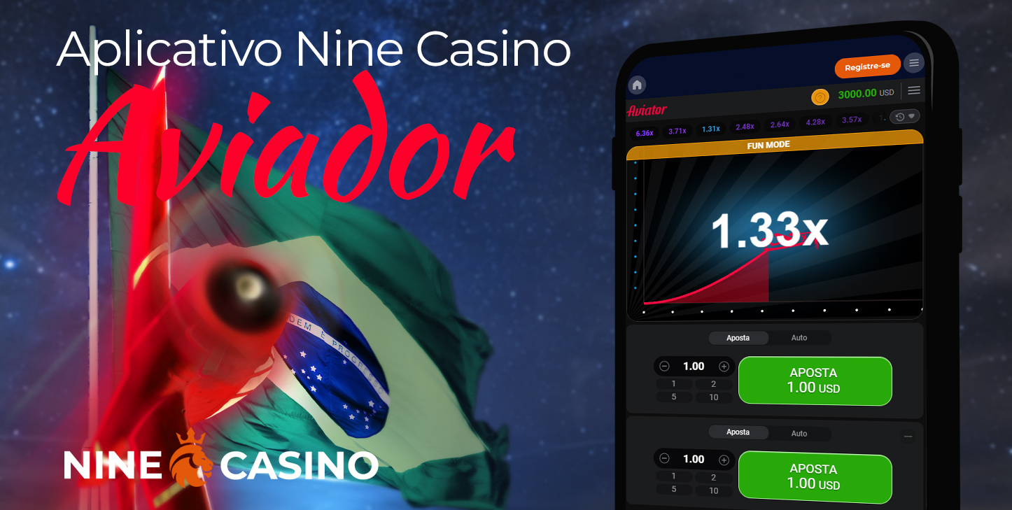 Instruções sobre como começar a jogar Aviator usando o aplicativo do Nine Casino