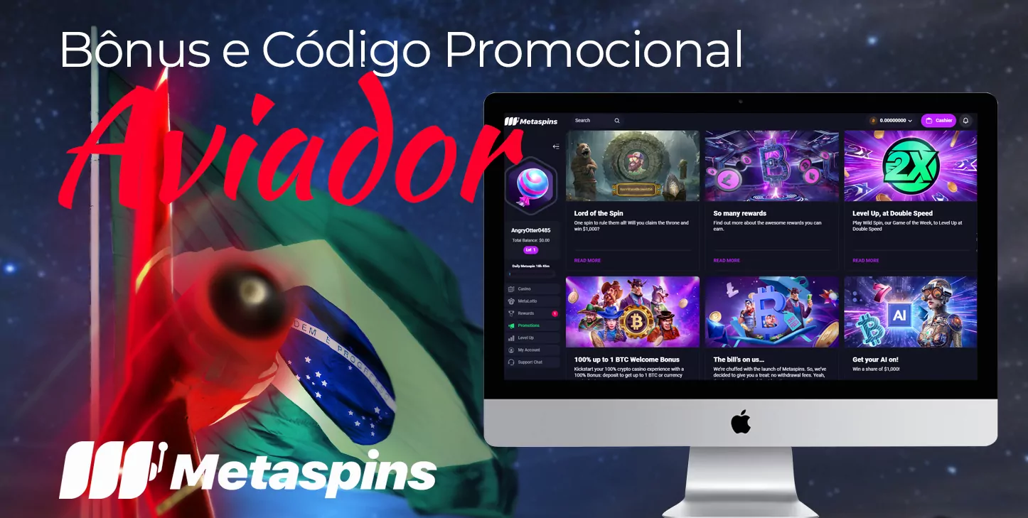 Quais bônus os usuários do Metaspins podem obter ao jogar Aviator