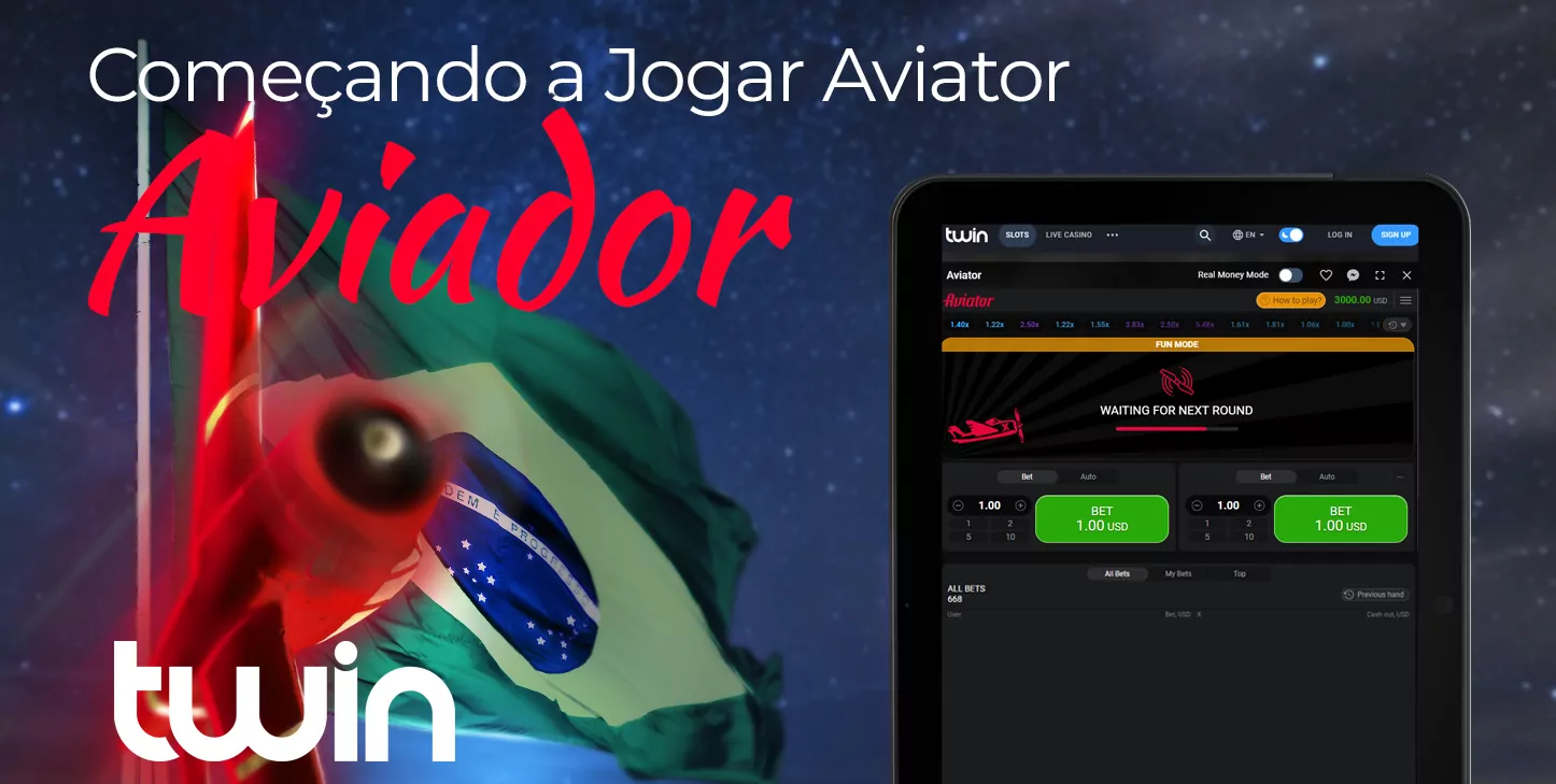 Instruções sobre como começar a jogar Aviator no site do Twin Casino
