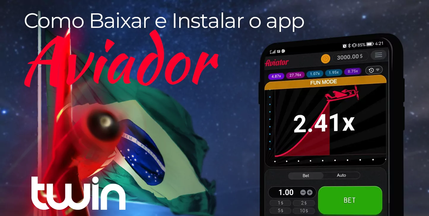 Como os usuários do Brasil podem baixar o aplicativo móvel do Twin Casino