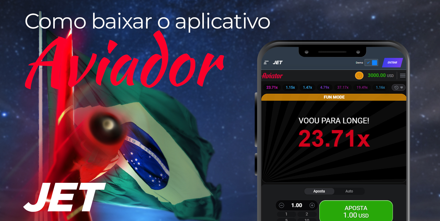 Como os usuários brasileiros podem baixar o aplicativo do Jet Casino: instruções