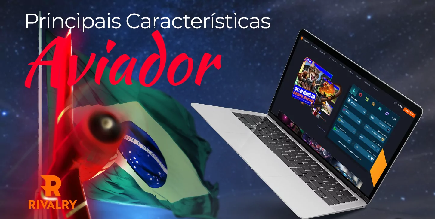 Tabela com as principais características do cassino online Rivalry Brasil