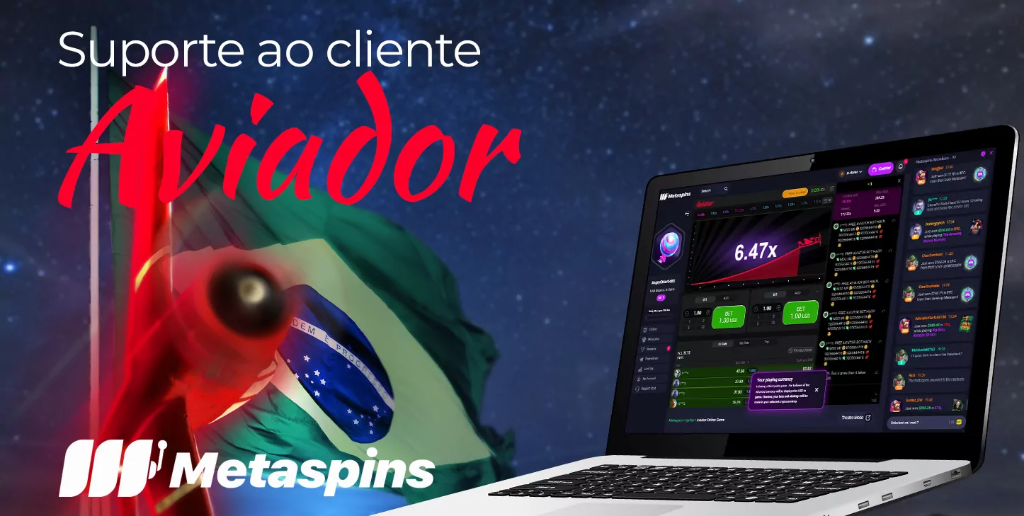 Principais recursos do jogo Aviator crash no site da Metaspins