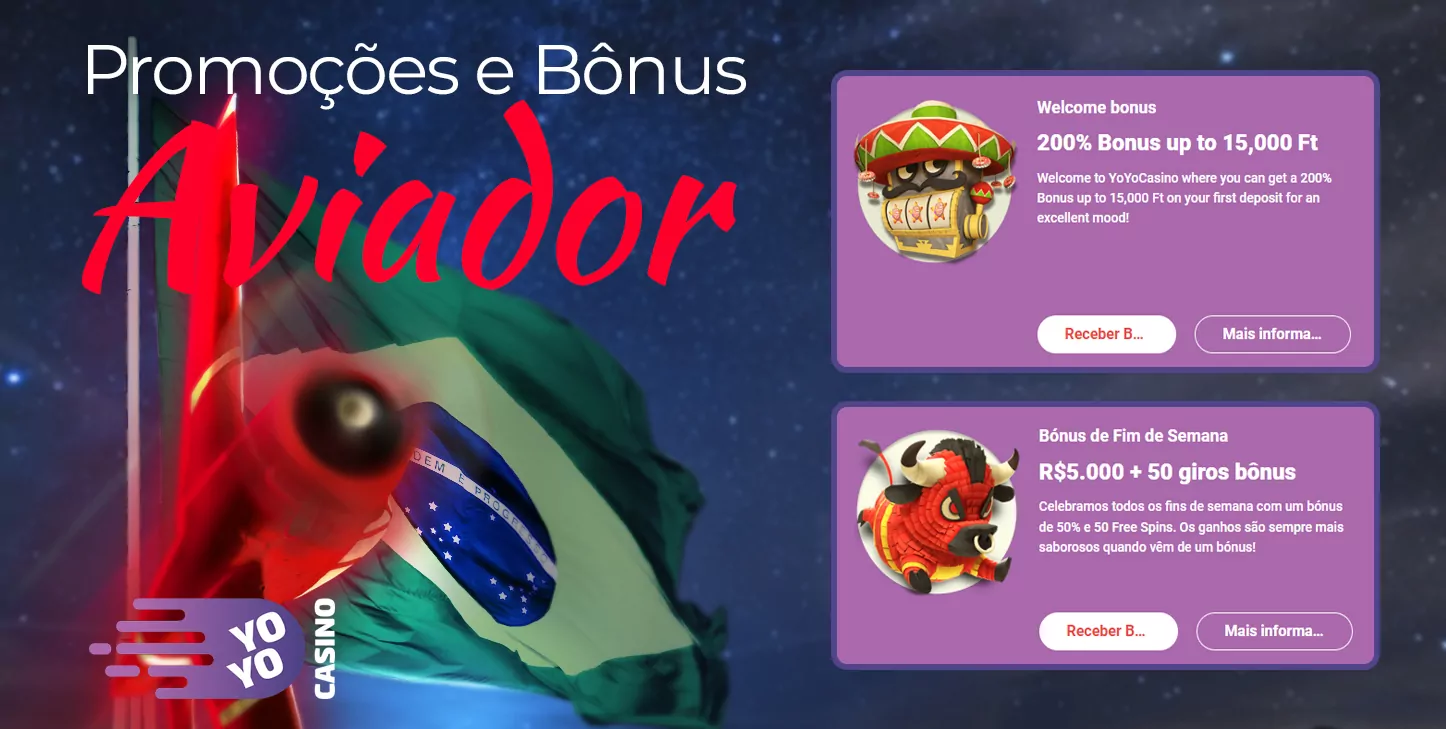 Yoyo Casino 25 Promoções que os usuários brasileiros do Yoyo Casino receberão ao jogar Aviator