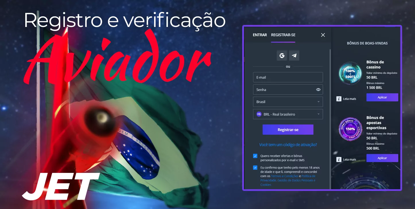 Como criar uma nova conta no Jet Casino: instruções passo a passo