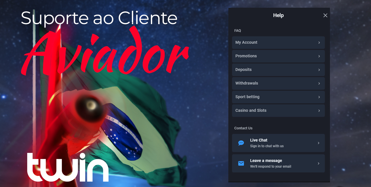 Contatos de suporte do Twin Casino para usuários brasileiros