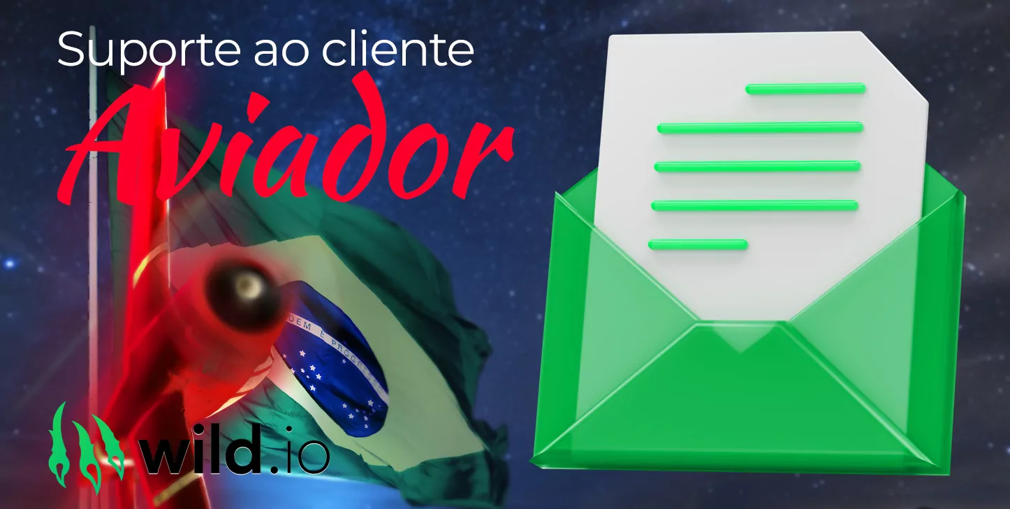 Como entrar em contato com a equipe de suporte do Wild.io para tirar dúvidas sobre o jogo Aviator